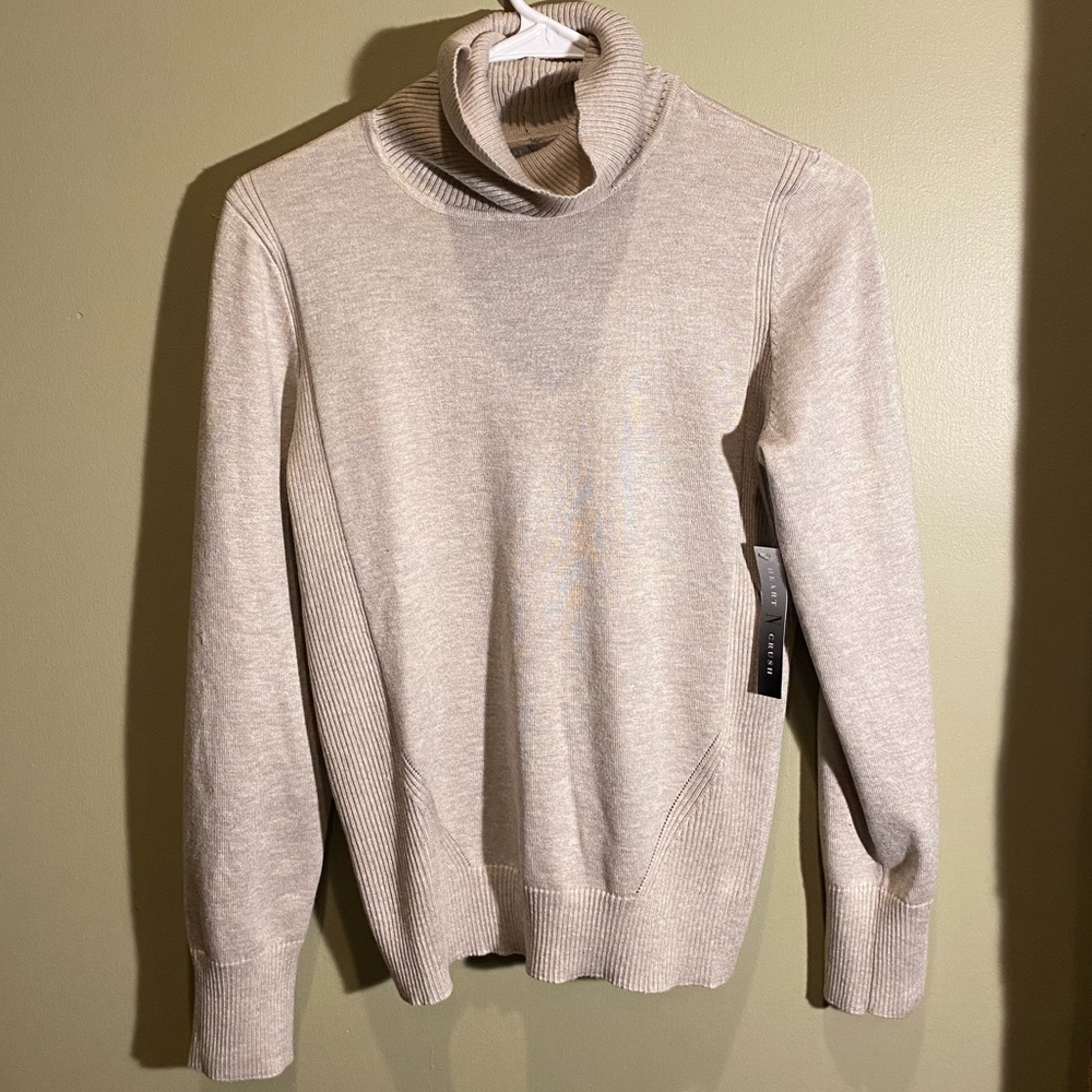 HEART N CRUSH Turtleneck Sweater